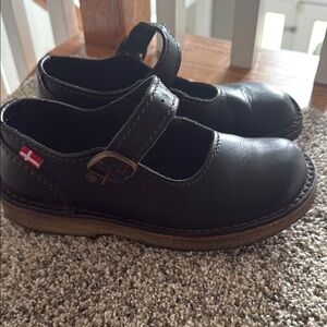 Original Duck Feet Black Kids Mary Jane Shoes